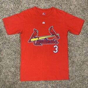 St. Louis Cardinals Shirt Mens Small Ryan Theriot MLB Baseball Logo Tee